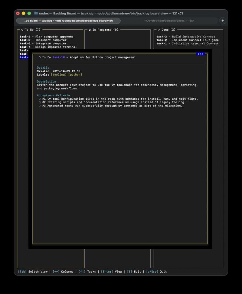 Task for introducing UV